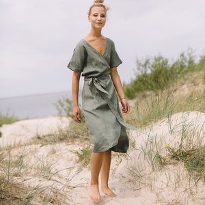 Linenfox Mimosa Dress (wrap dress)